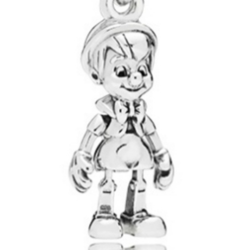 925 DISNEY PINOCCHIO CHARM BEAD DANGLE VALENTINES